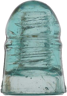 CD 126.3 BROOKFIELD, Light Aqua; Great early telegraph style