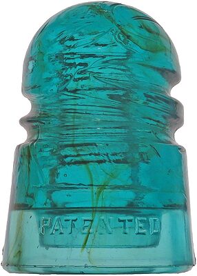 CD 147 PATENT - OTHER, Aqua w/ Light Amber; Spiral Groove