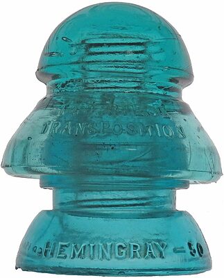 CD 190/191 TWO PIECE TRANSPOSITION, Blue Aqua; Miss-matched set that matches well