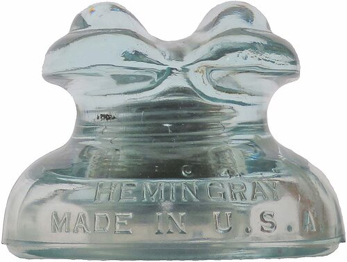 CD 230 HEMINGRAY, Ice Blue; Icy cable top with brass bushing