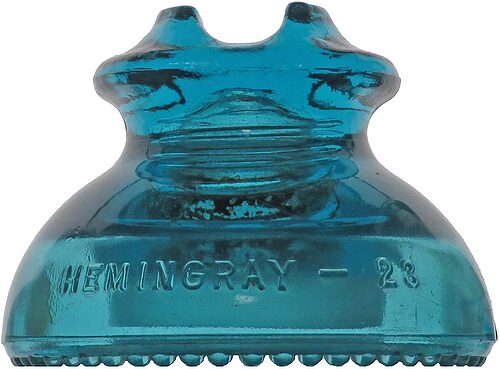 CD 241 HEMINGRAY, Hemingray Blue; Very cool style Hemingray