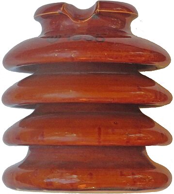 U-839 LAPP, Pumpkin Orange; Cool ridged pin type power - 1930