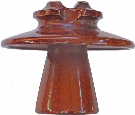 M-2430 {Unembossed}, Reddish Speckled Glaze; Classic Victor style